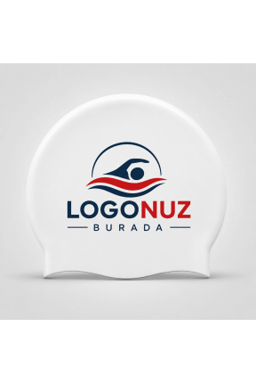 Logo Baskılı Premium Silikon Yüzücü Bonesi 70 Gram