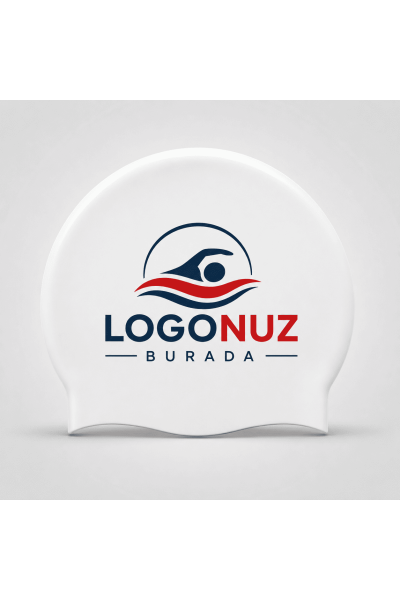 Logo Baskılı Premium Silikon Yüzücü Bonesi 70 Gram