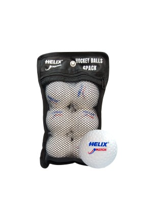 Helix Match 6'lı Hokey Topu - Beyaz