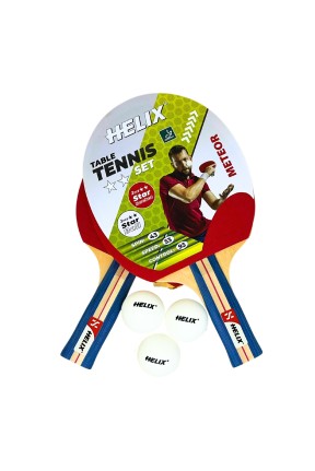 Helix Meteor 2 Yıldız Masa Tenis Raket Seti Helix Meteor 2 Yıldız Masa Tenis Raket Seti