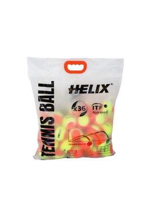 Helix 8+ Age ITF Approved 36 Tennis Balls Helix 8+ Age ITF Approved 36 Tennis Balls