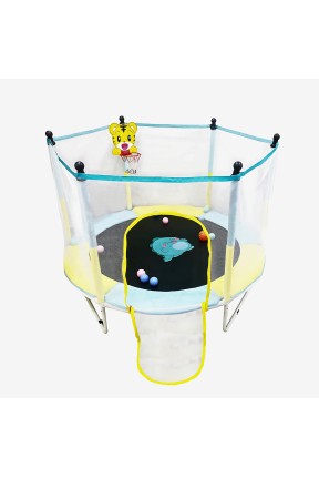 Helix Mesh Protected Trampoline - Blue Helix Mesh Protected Trampoline - Blue