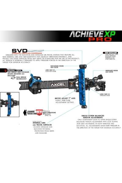 Axcel Nişangah Achieve XP Pro UHM Diamond Weave Carbon Bar Compound 6 | Makaralı Yay Nişangahları - Navek Sport Axcel Nişangah Achieve XP Pro UHM Diamond Weave Carbon Bar Compound 6