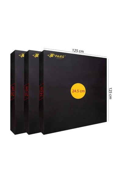Pars Hedef Minderi XPE Insert 24.5cm 125x125x25cm