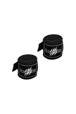 Raptor Boks Bandajı HWB-B 3.5m Siyah Raptor Boks Bandajı HWB-B 3.5m Siyah