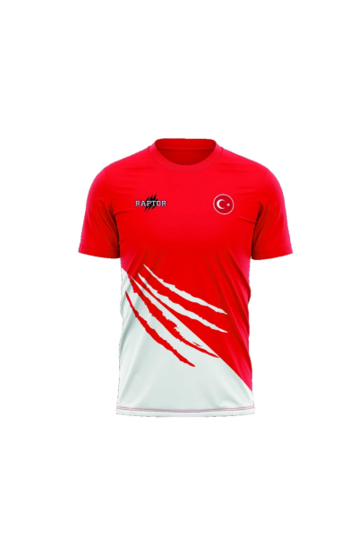 Raptor Tişört Milli Takım - Kırmızı | Tişörtler - Navek Sport Raptor Tişört Milli Takım - Kırmızı