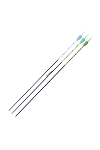 Shocq Karbon Ok Inceptor 4.2 with Feathers/Point Installed | Karbon Ok - Navek Sport Shocq Karbon Ok Inceptor 4.2 with Feathers/Point Installed