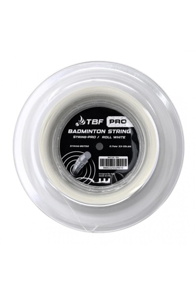 TBF Badminton Kordaj BKS100W-PRO 100m Beyaz