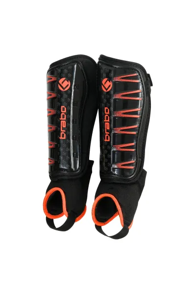 Brabo F4 Kaval Koruyucu BK/OR Size: S | Bacak - Kaval Koruyucu - Navek Sport Brabo F4 Kaval Koruyucu BK/OR Size: S