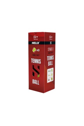 Helix 4-7 Yaş ITF Onaylı Tenis Topu Helix 4-7 Yaş ITF Onaylı Tenis Topu