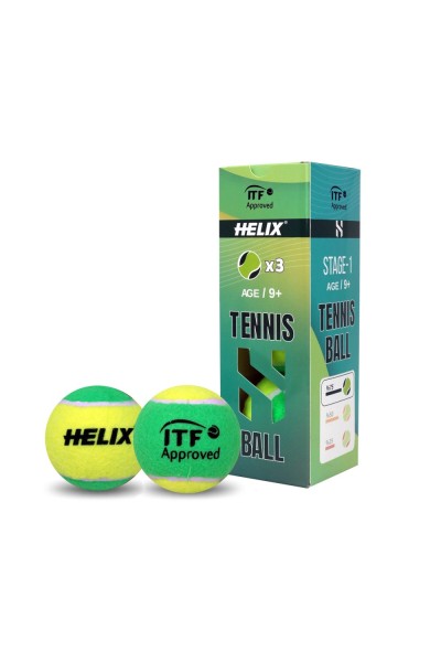 Helix 9+ Yaş ITF Onaylı Tenis Topu Yeşil