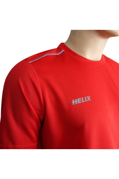Helix Antrenman Tişörtü Kırmızı | Tişört & Şort - Navek Sport Helix Antrenman Tişörtü Kırmızı