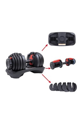 Helix Ayarlanabilir Dambıl (2,5KG - 40KG) Helix Ayarlanabilir Dambıl (2,5KG - 40KG)