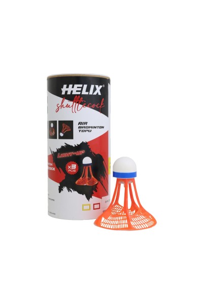 Helix Badminton Işıklı Top - Turuncu | Badminton Topları - Navek Sport Helix Badminton Işıklı Top - Turuncu