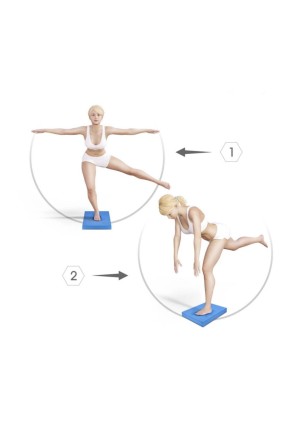 Helix Yoga Egzersiz Denge Pedi - Mavi Helix Yoga Egzersiz Denge Pedi - Mavi