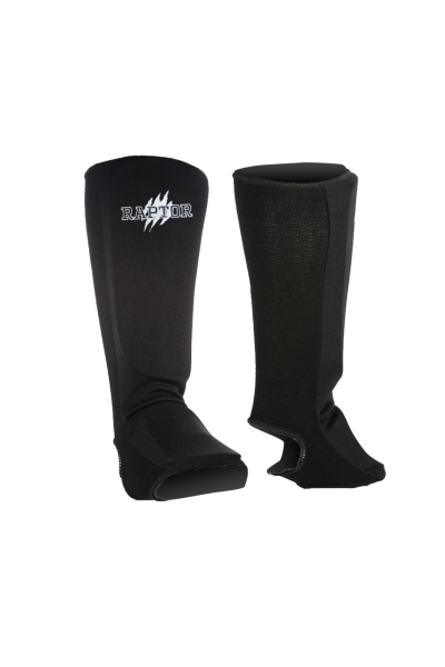 Raptor Muay Thai Shin Guards - Siyah | Kaval Koruyucu - Navek Sport Raptor Muay Thai Shin Guards - Siyah