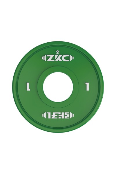 ZKC IWF Onaylı Antrenman Plakası 1 Kilogram