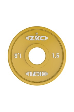 ZKC IWF Onaylı Antrenman Plakası 1,5 Kilogram