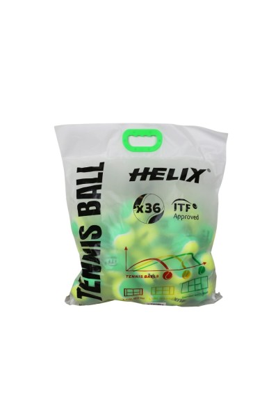 Helix Tenis Topu 9+ yaş 36'lı HT-600 ITF Onaylı