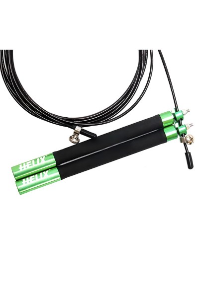 Helix Atlama İpi Siyah/Yeşil - SJR-10