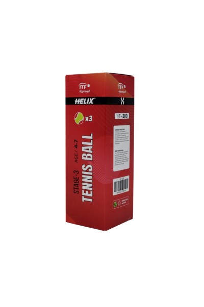 Helix Tenis Topu 4-7 yaş 3'lü HT-300  TTF&ITF Onaylı