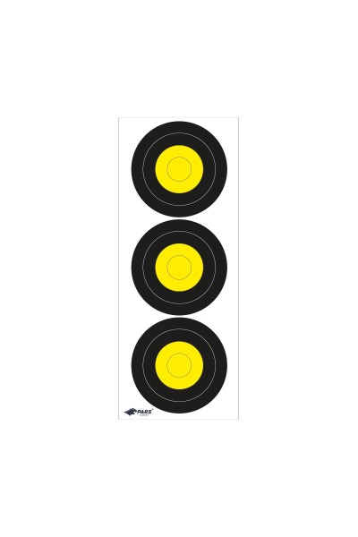 Pars Hedef Kağıdı Klasik Antrenman 3x20cm Siyah Pars Hedef Kağıdı Klasik Antrenman 3x20cm Siyah
