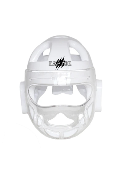 Raptor Camlı Kask TGH Beyaz