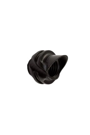 Specialty Archery Peep Hooded 45 degree for 40" + Black